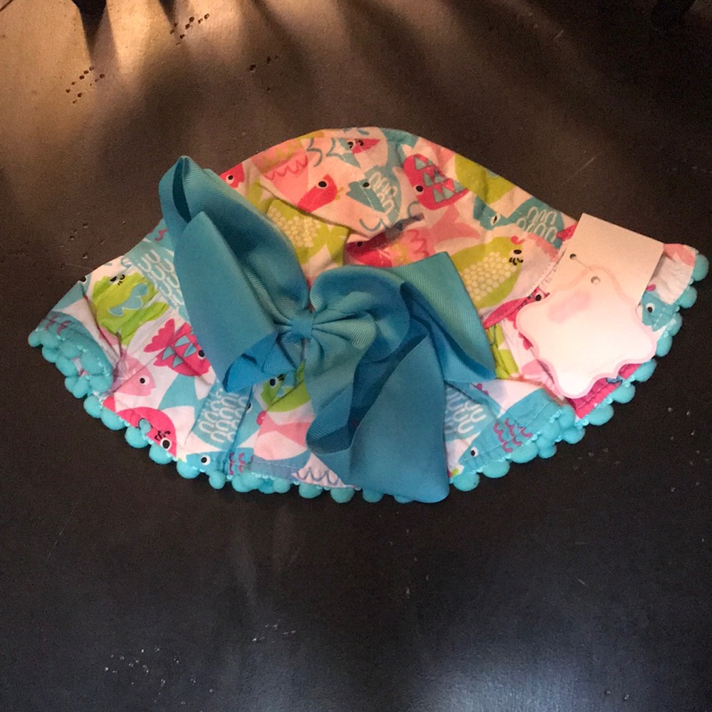 Mudpie “Under the sea fish” infant sun hat